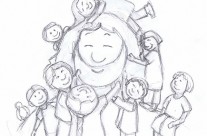 Children’s Book Sketch for Illustration: Adoptive Father