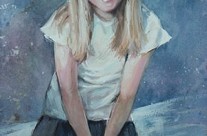 Child’s Portrait in Watercolour & Gauche