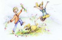 Children’s Illustration: Ripping Up The Flower Bed