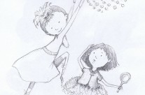 Children’s Illustration: Sketches – Girls Playing