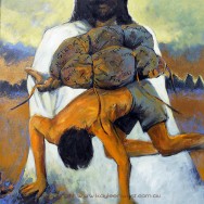 Acrylic Painting: Heavy Laden