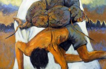 Acrylic Painting: Heavy Laden